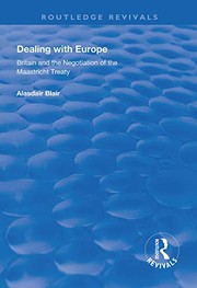 Front cover of Dealing with Europe by Alasdair Blair