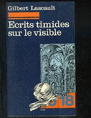 Cover of Écrits timides sur le visible by Gilbert Lascault