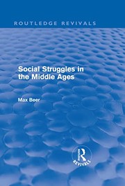 Front cover of Social Struggles in the Middle Ages (Routledge Revivals) by Max Beer