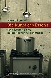 Cover of Die Kunst des Essens by Harald Lemke