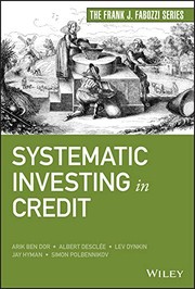Front cover of Systematic Investing in Credit by Lev Dynkin
