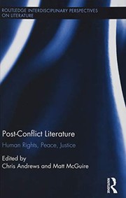 Front cover of Post-Conflict Literature by Chris Andrews