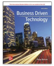Cover of ISE Business Driven Technology by Paige Baltzan