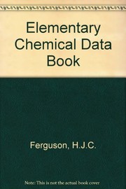 Cover of An elementary chemical data book by Hugh James Campbell-Ferguson