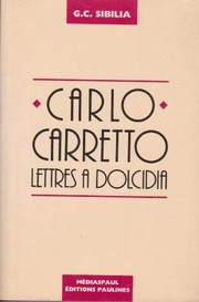 Front cover of Letters to Dolcidia by Carlo Carretto