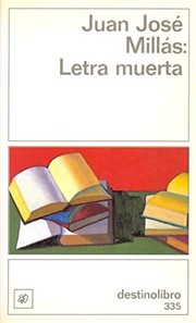 Front cover of Letra muerta by Juan José Millás