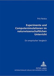 Front cover of Experimente Und Computersimulationen Im Naturwissenschaftlichen Unterricht by Priit Reiska