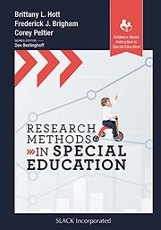Cover of Research Methods in Special Education by Brittany Hott