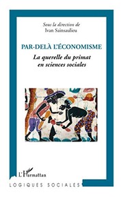 Front cover of Par-delà l'économisme by Ivan Sainsaulieu