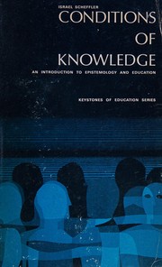 Front cover of Conditions of knowledge by Israel Scheffler