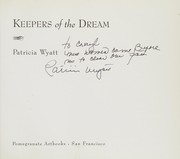 Front cover of Keepers of the dream by Patricia Wyatt