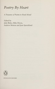 Front cover of Poetry by Heart by Julie Blake