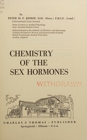 Front cover of Chemistry of the sex hormones by Peter Maxwell Farrow Bishop