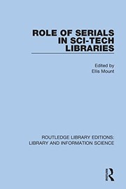 Cover of Role of Serials in Sci-Tech Libraries by Ellis Mount