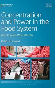 Front cover of Concentration and Power in the Food System by Philip H. Howard
