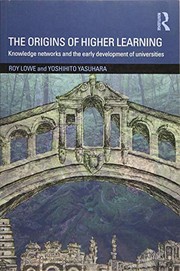 Cover of Origins of Higher Learning by Roy Lowe