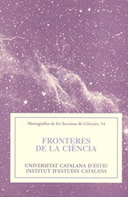Front cover of Fronteres de la ciència by Universitat Catalana d'Estiu (25th 1993 Prades, Pyrénées-Orientales, France)