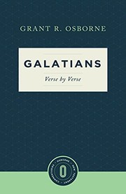 Front cover of Galatians Verse by Verse by Grant R. Osborne