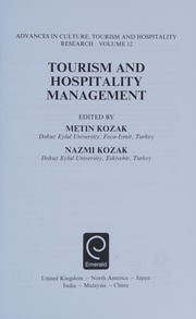 Front cover of Tourism and Hospitality Management by Arch G. Woodside