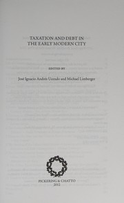 Front cover of Taxation and Debt in the Early Modern City by Michael Limberger
