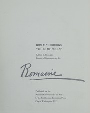 Cover of Romaine Brooks by Romaine Brooks