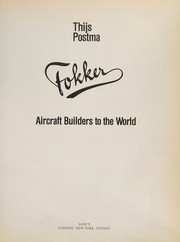 Cover of Fokker by Thijs Postma