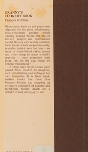 Front cover of Granny's cookery book by Frances Kitchin