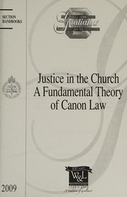 Front cover of Justice in the Church by Carlos José Errázuriz Mackenna