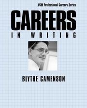 Cover of Careers in writing by Blythe Camenson