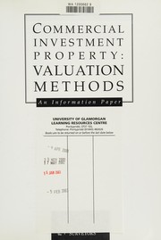 Cover of Commercial Investment Property by Royal Institution of Chartered Surveyors.