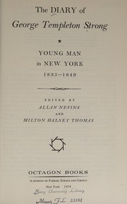 Front cover of Diary of George Templeton Strong by George Templeton Strong