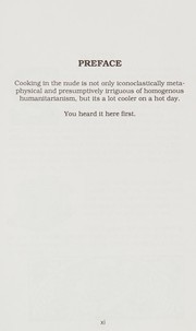 Cover of Cooking a la nude by Bruce Carlson