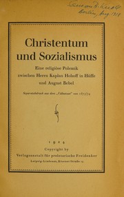 Front cover of Christentum und Sozialismus by Wilhelm Hohoff