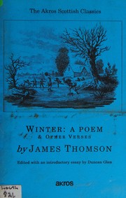 Cover of Winter: a poem by James Thomson