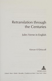 Cover of Retranslation through the centuries by Kieran O'Driscoll