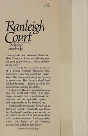 Front cover of Ranleigh Court by Marjorie Shoebridge