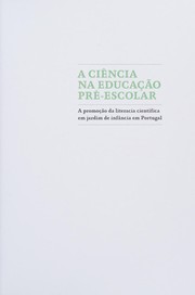 Front cover of A Ciência na Educação Pré-escolar by Vários Autores