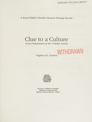 Front cover of Clue to a culture by Virginia A. S. Careless