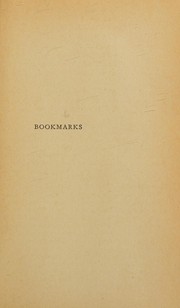 Cover of Bookmarks by Raphael, Frederic