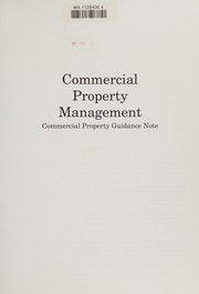 Front cover of Commercial Property Management by Royal Institution of Chartered Surveyors.