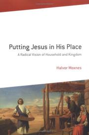 Front cover of Putting Jesus in His Place by Halvor Moxnes