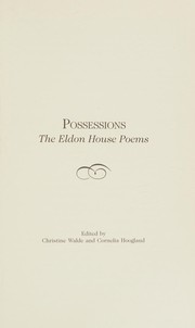 Cover of Possessions by Joan Cornelia Hoogland