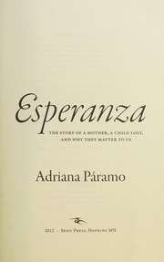 Cover of Looking for Esperanza by Adriana Paramo