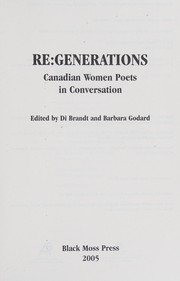 Cover of Re:generations by Diana Brandt