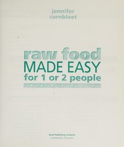 Cover of Raw food made easy for 1 or 2 people by Jennifer Cornbleet