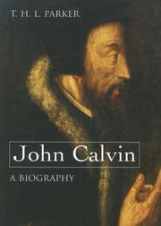 Cover of John Calvin by Parker, T. H. L.