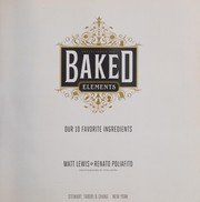 Cover of Baked elements by Matt Lewis