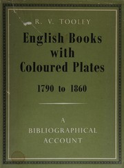 Front cover of Some English books with coloured plates by R. V. Tooley