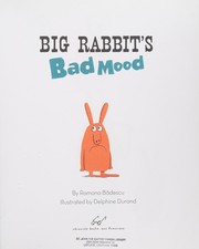 Cover of Big Rabbit's bad mood by Ramona Badescu