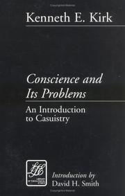 Cover of Conscience and its problems by Kenneth E. Kirk